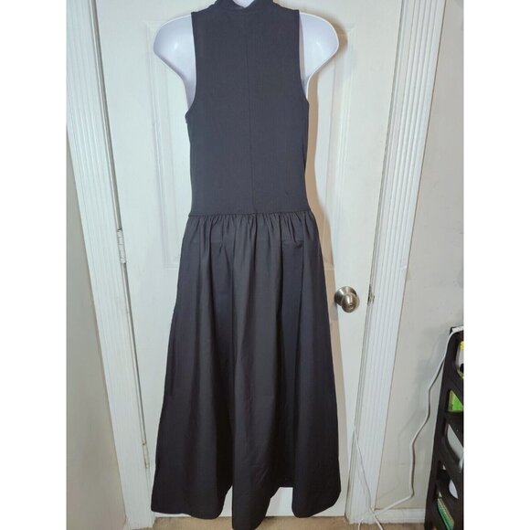 A New Day Black Halter Mock Neck A-Line Black Maxi Dress S (SOLD) - Picture 6 of 9